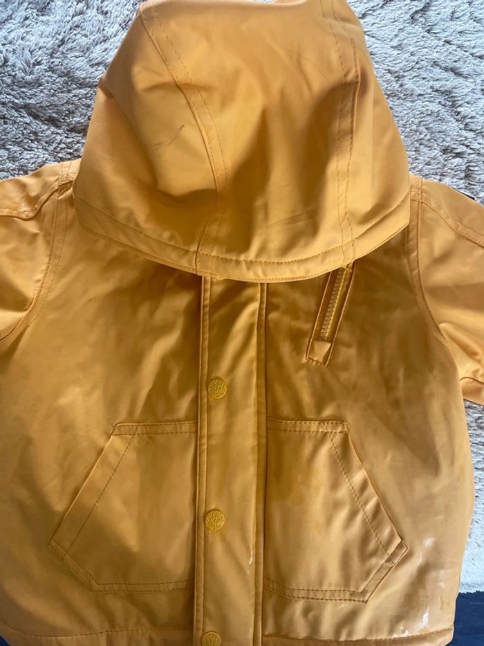 Veste de pluie manteaux kway Coupe-vent à capuche amovible 2 ans - photo numéro 6