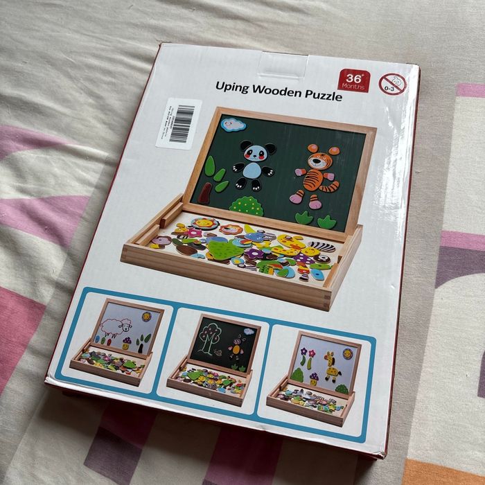 Puzzle en bois magnétique