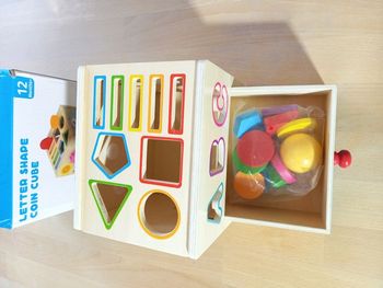 🧵 Cube d'éveil tri de formes