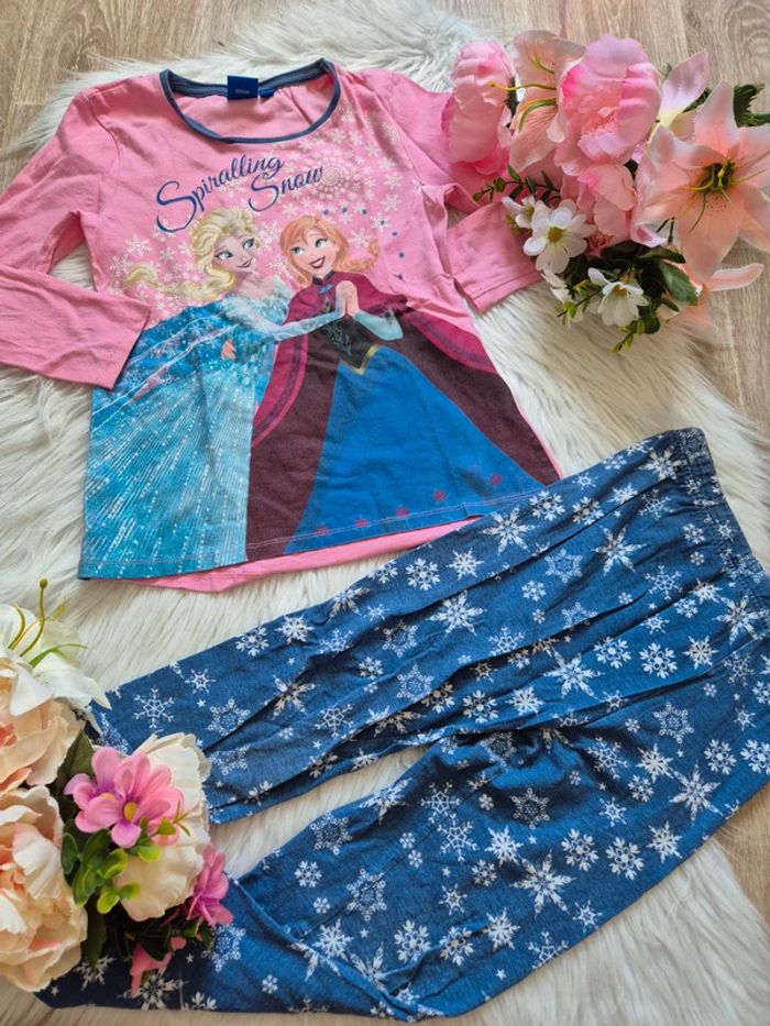 Pyjama 2 pièces 8ans reine des neige