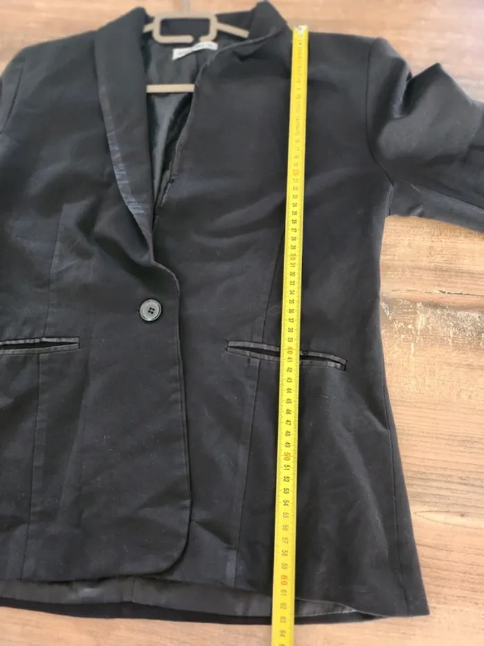 Veste blazer tailleur manteau noir women only taille 40 excellent état - photo numéro 4