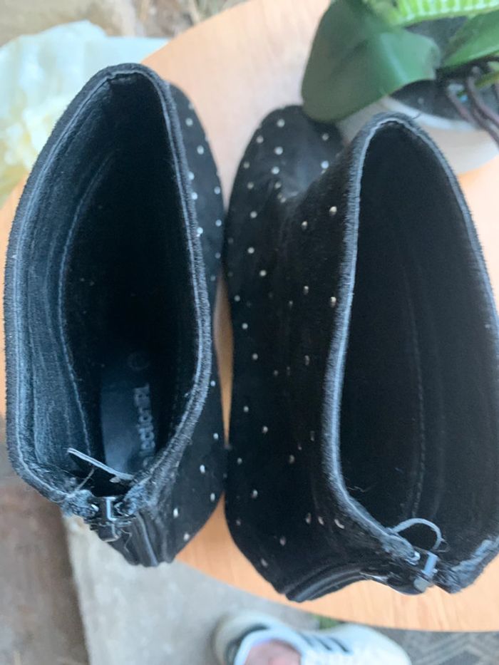 Bottines Collection IRL taille 41 talon 7,5 cm noir avec point argent - photo numéro 7