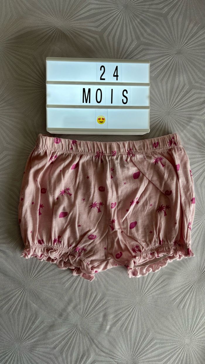 Bloomer - short fille 24 mois