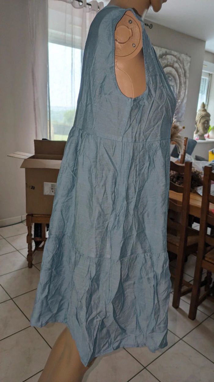 Robe 👗 plissée sans manche taille S/38 jamais porté - photo numéro 5