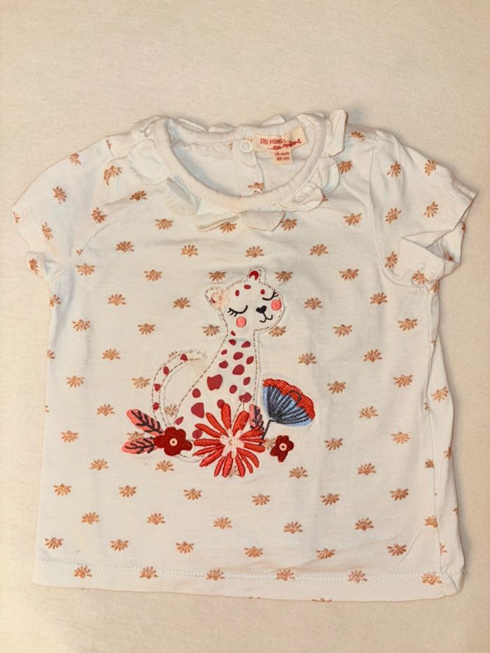T-shirt léopard 18 mois - photo numéro 2
