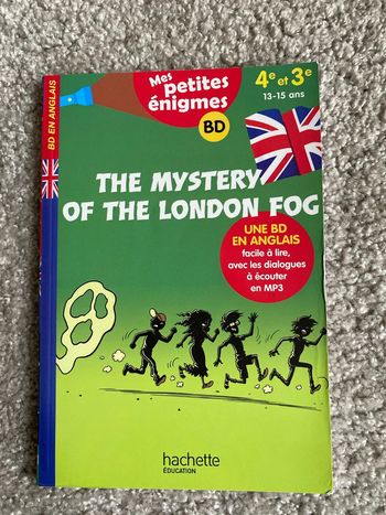 BD en anglais 13/15 ans mes petites énigmes