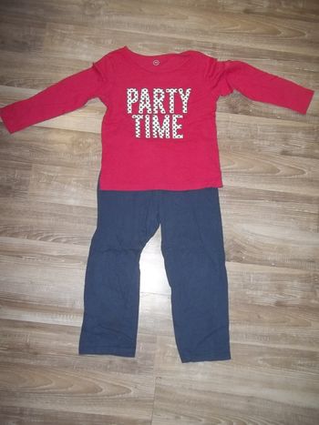 Pyjama (1) "Party Time" Tex 4/5 ans