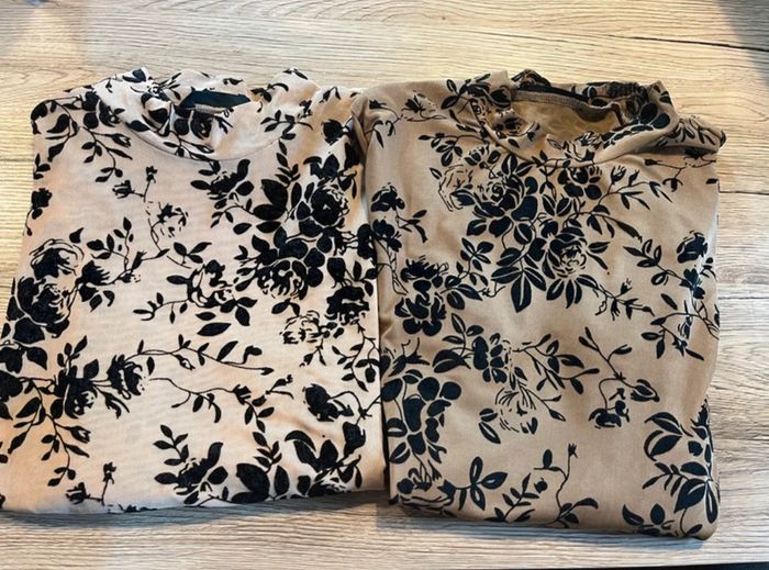 Lot de 2 tops transparents manches longues – Taille 36 - photo numéro 2
