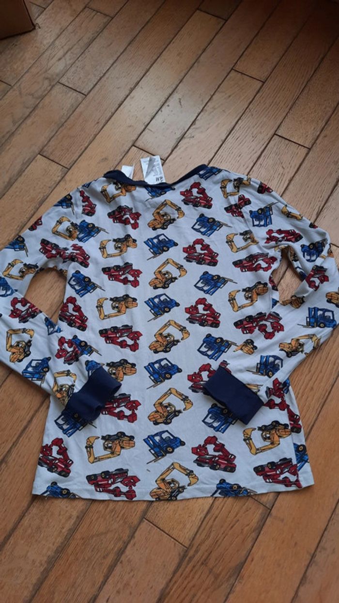 Haut pyjama h& m 8/10 ans - photo numéro 5