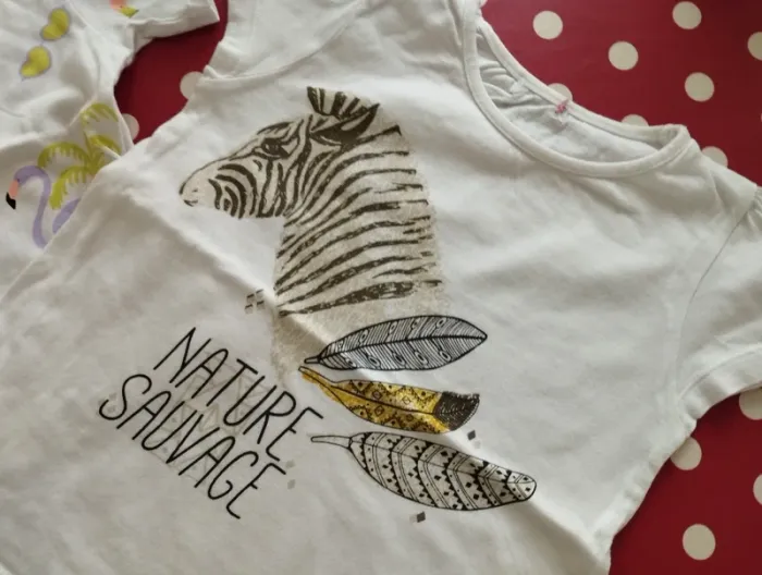 2 t-shirts 4 ans - photo numéro 2