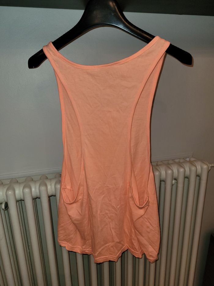 Débardeur loose tank orange corail pêche abricot - photo numéro 3