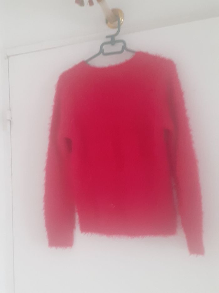 Pull rose à manches longues - photo numéro 2