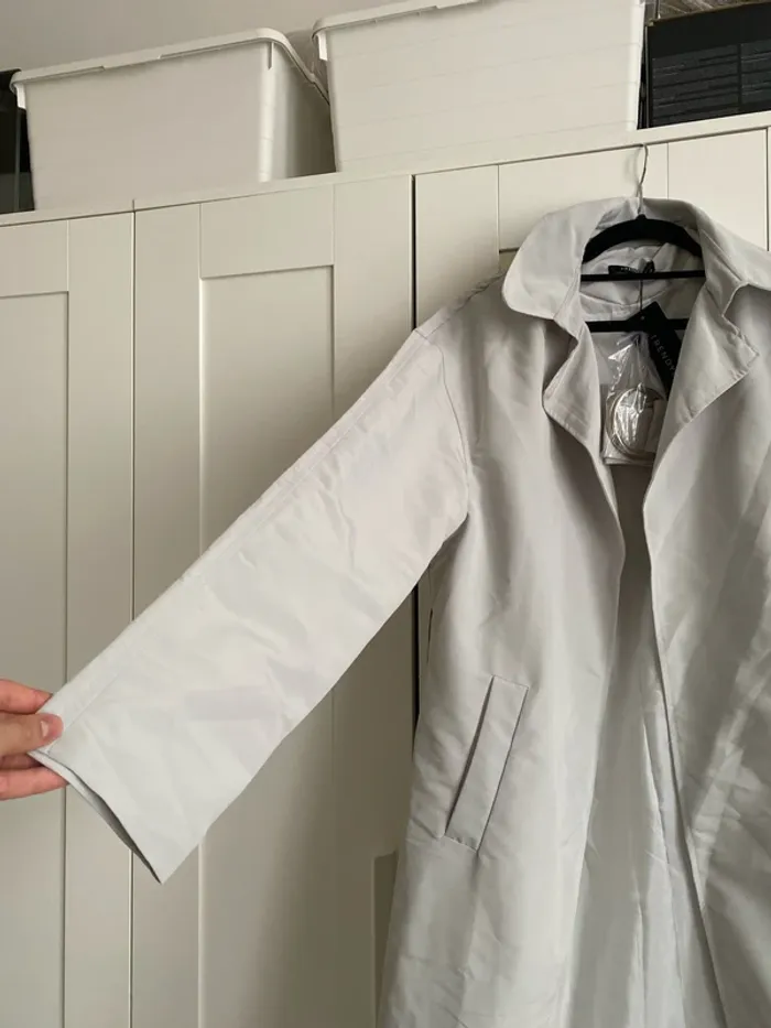 Trench gris Trendyol - photo numéro 5
