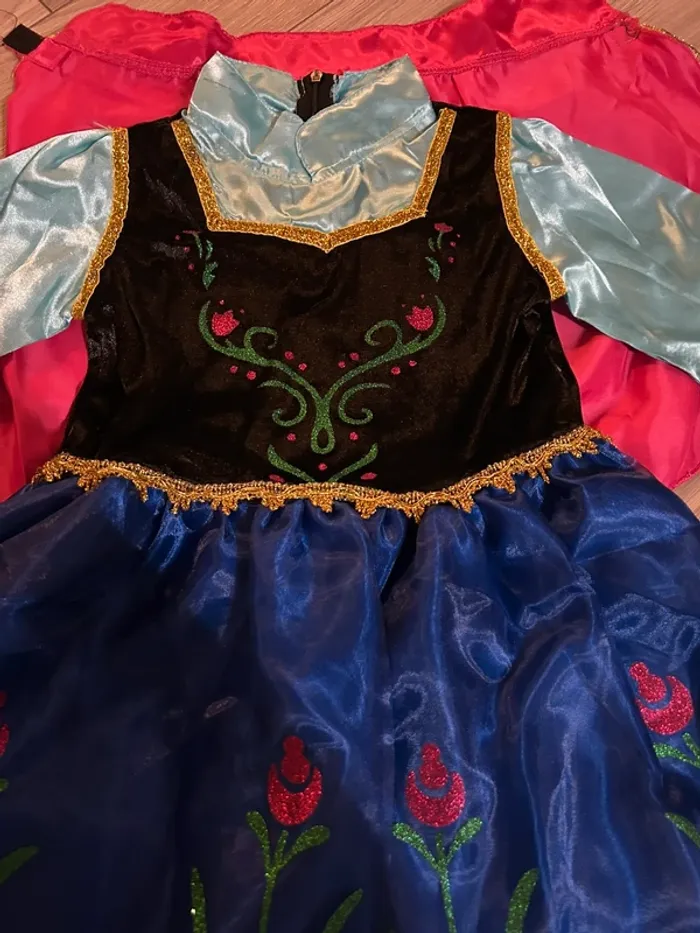 👗 Déguisement Anna – La Reine des Neiges 110 cm - photo numéro 5