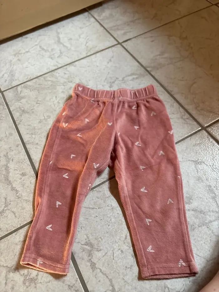 Pantalon de pyjama avec motif cœur