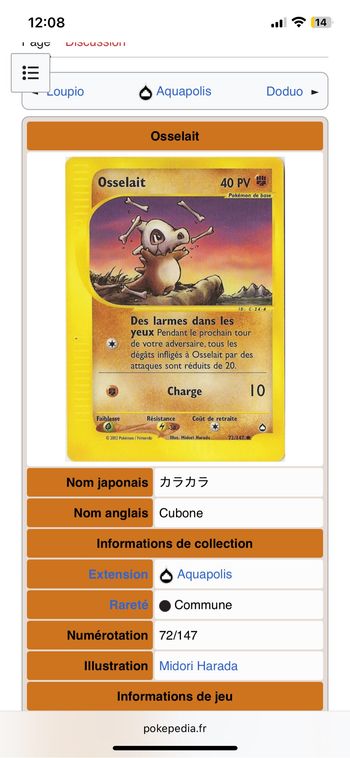 Recherche Osselait 2002