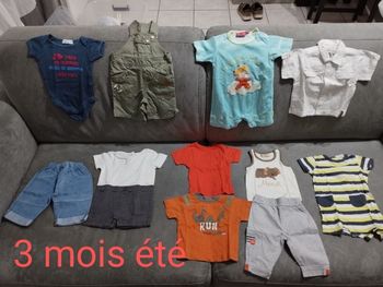 Lot été garçon 3 mois