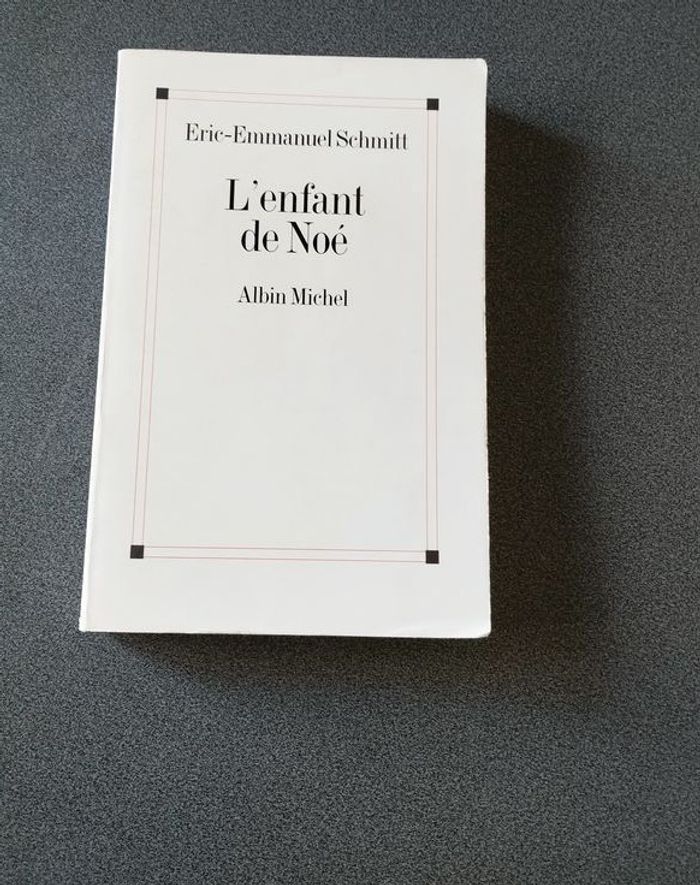 livre L'enfant De Noé - Schmitt Eric-Emmanuel en tres bon etat ref EC