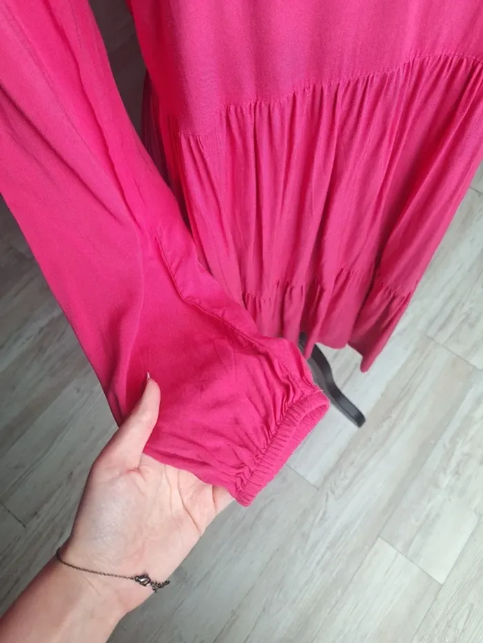 Robe manches longues fushia - photo numéro 4