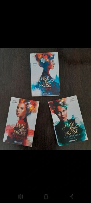 Trilogie Fire & Frost de Elly Blake