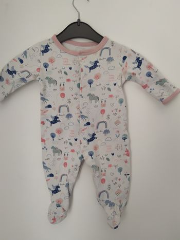 Pyjama licornes 3 mois
