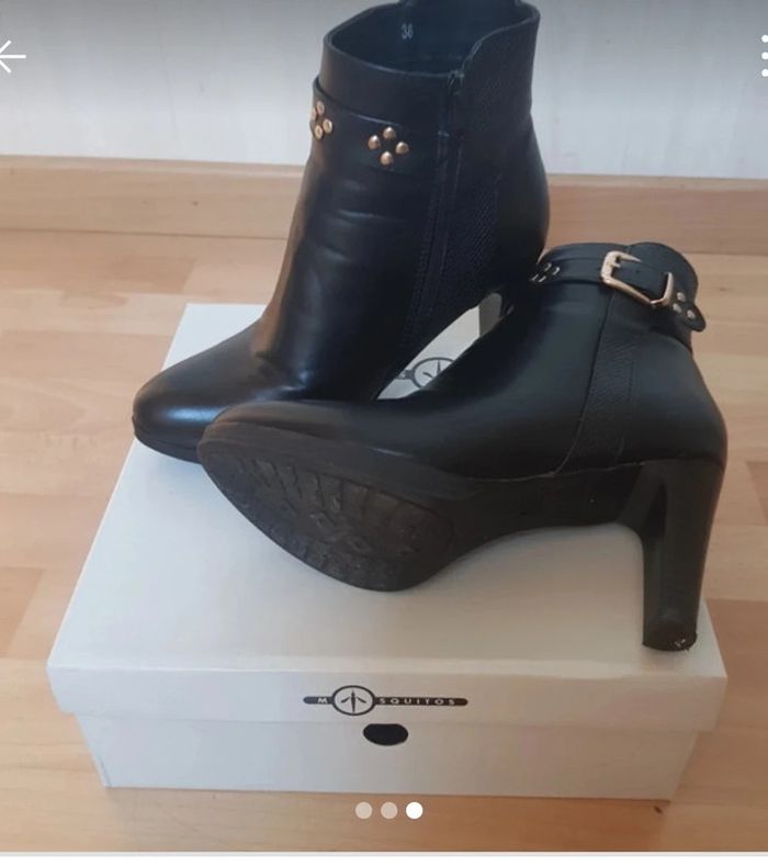 Bottines à talons quasi neuves - photo numéro 2