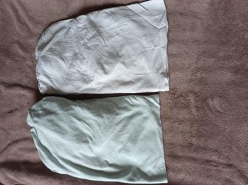 Lot de 2 draps housse pour lit bébé - 60x120 cms