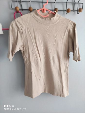 T-shirt marron clair