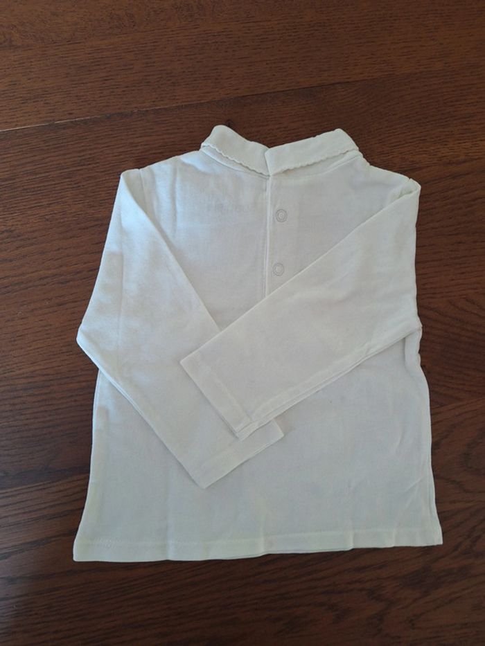 Tee Shirt col roulé 6 Mois - photo numéro 2