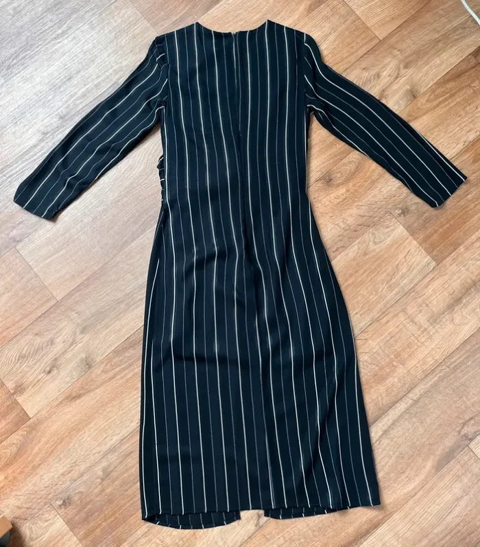 Magnifique robe longue noire et blanche - taille 34 - photo numéro 17