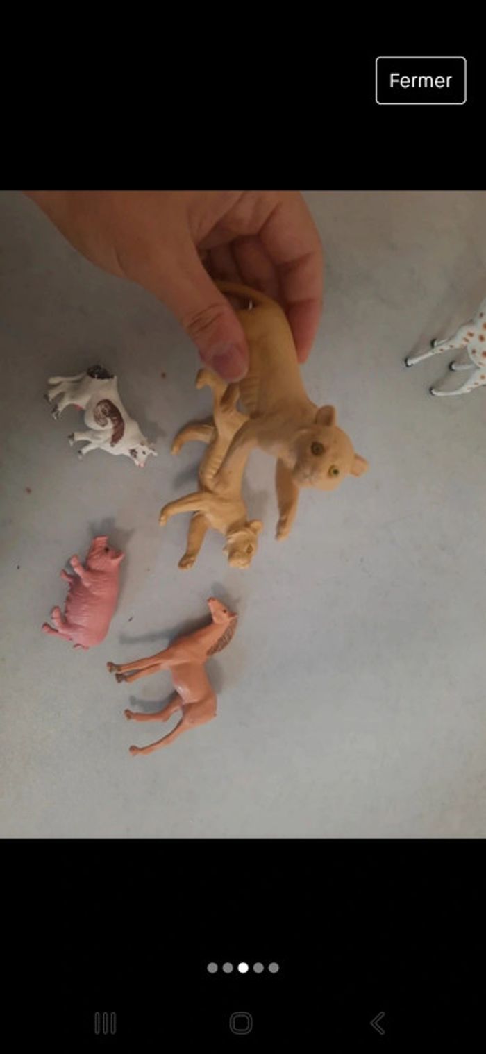 Figurine plastique 6 animal - photo numéro 3