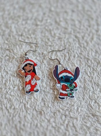 Boucles d'oreilles Stitch