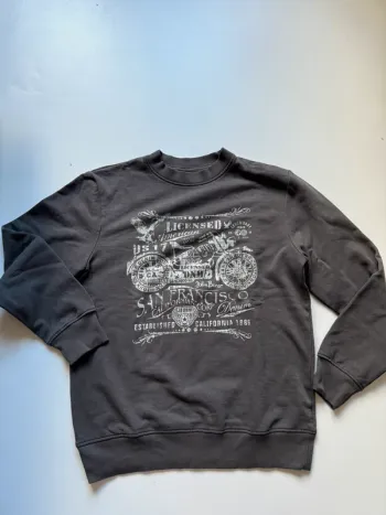 Sweat San Francisco - Sweat moto - Sweat gris