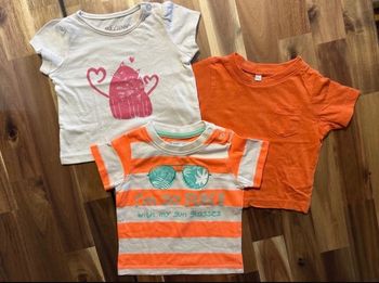 Lot de 3 Tee-shirts manches courtes 3 Mois