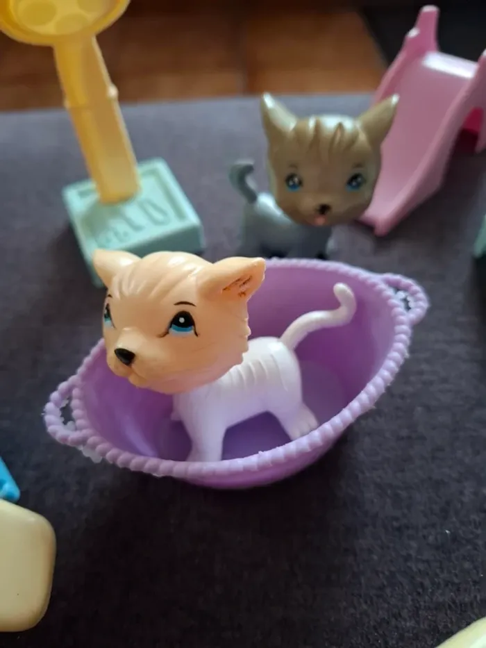 Lot jouet figurine animaux chien et chat - photo numéro 2