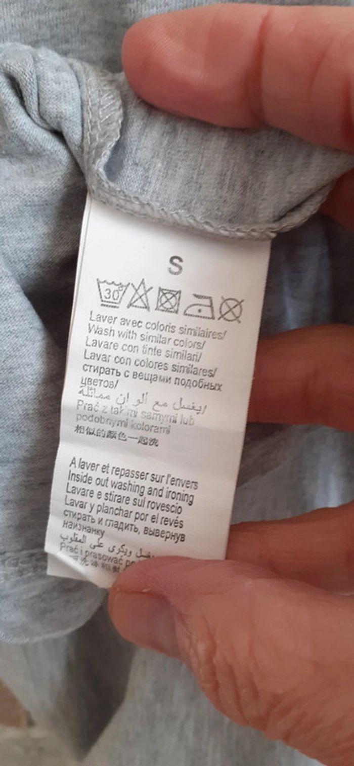 Tee shirt gris Bizzbee T 36 - photo numéro 6