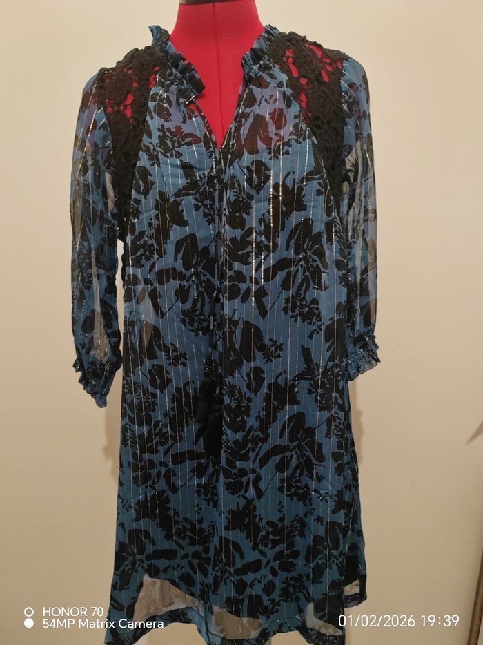 Robe voile et sa doublure - photo numéro 2