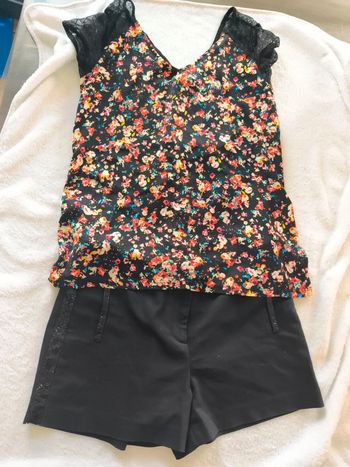 Short et tee shirt femme
