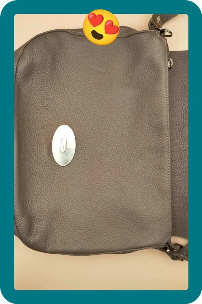 Sac à main Lancaster, beige - photo numéro 4