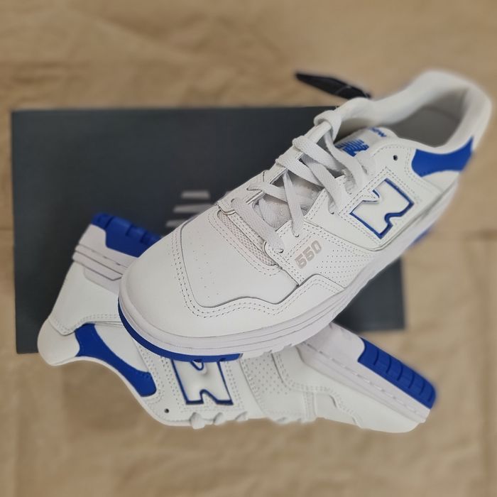 New balance 550 blanches et bleues 40,5 - photo numéro 6