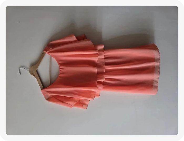 Robe Vila corail taille Xs - photo numéro 3