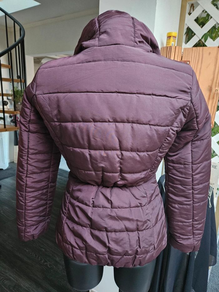 H&M doudoune prune taille 34 - photo numéro 6