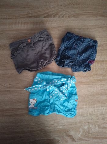 Lot Shorts 6 mois