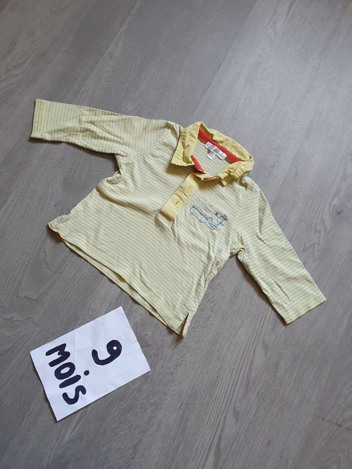 Maillot t-shirt polo 9mois garçon