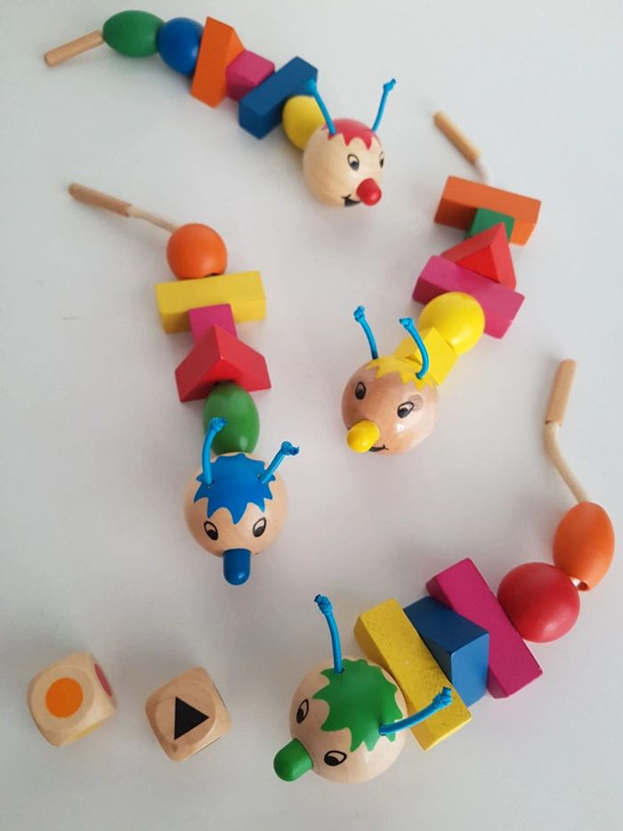 Jeu Rondo Vario perles en bois Oxybul - photo numéro 5