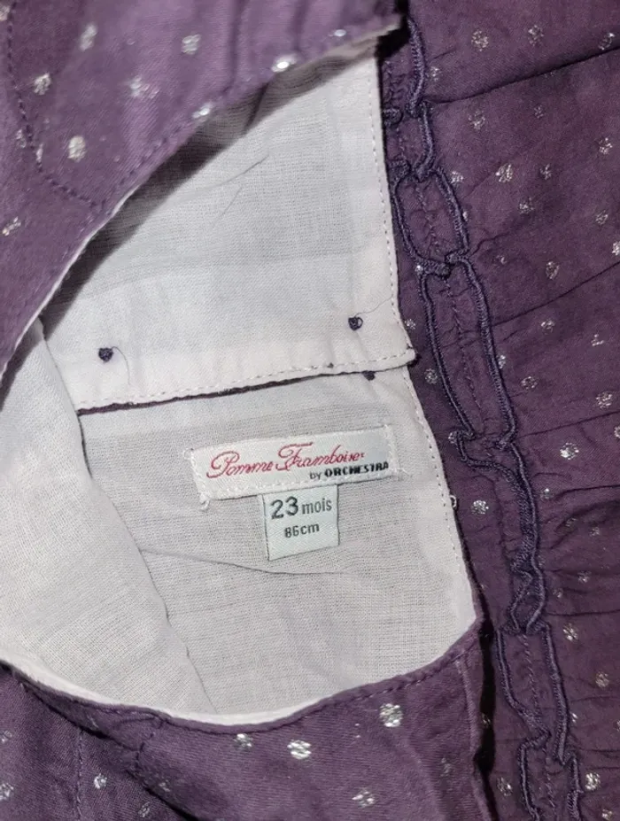 Robe 23 mois / Pomme framboise - photo numéro 4