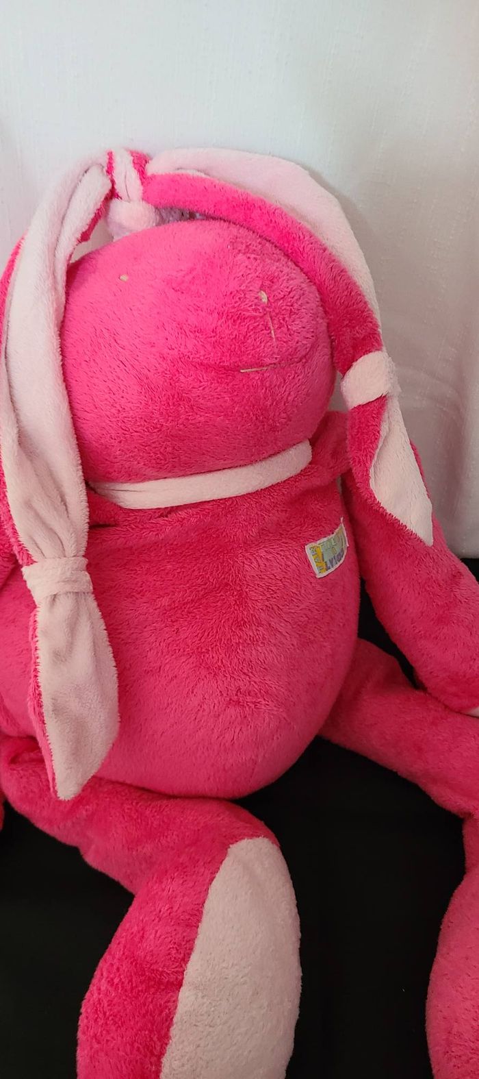 Grand Doudou lapin rose TARTINE ET CHOCOLAT 50 cm - photo numéro 2