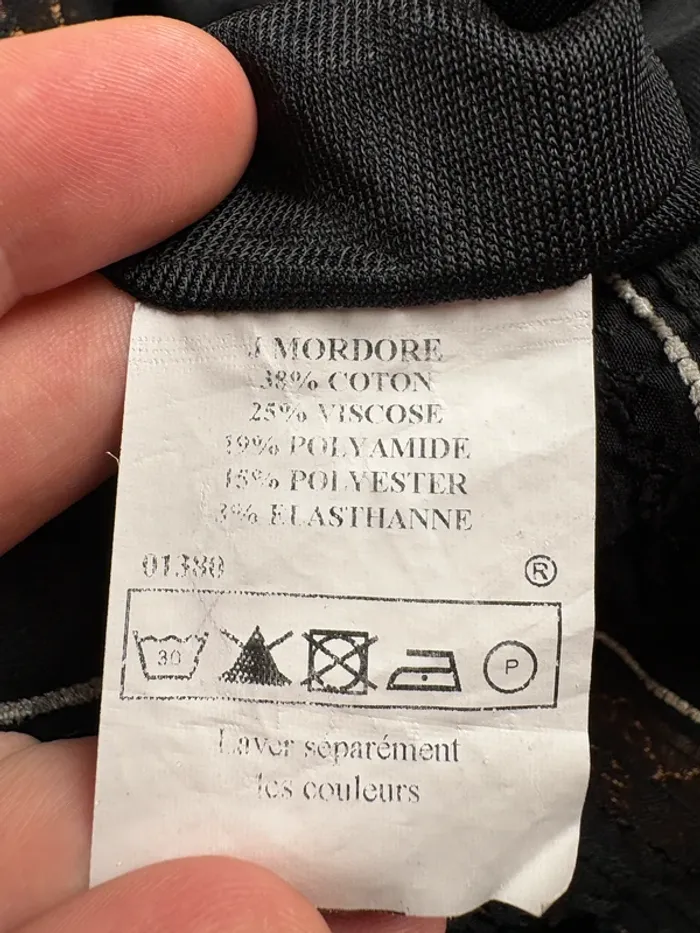 Jupe Scottage | Noir et doré | Taille 44 - photo numéro 5