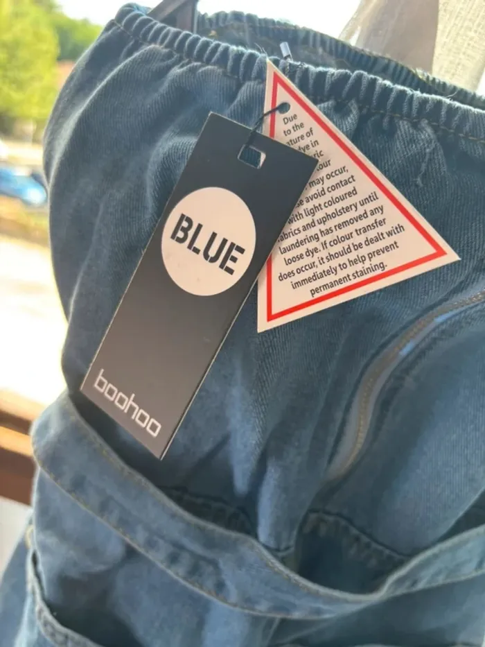 Salopette en jean bustier taille 38 - photo numéro 6