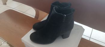 Bottines breal noir et zébrées